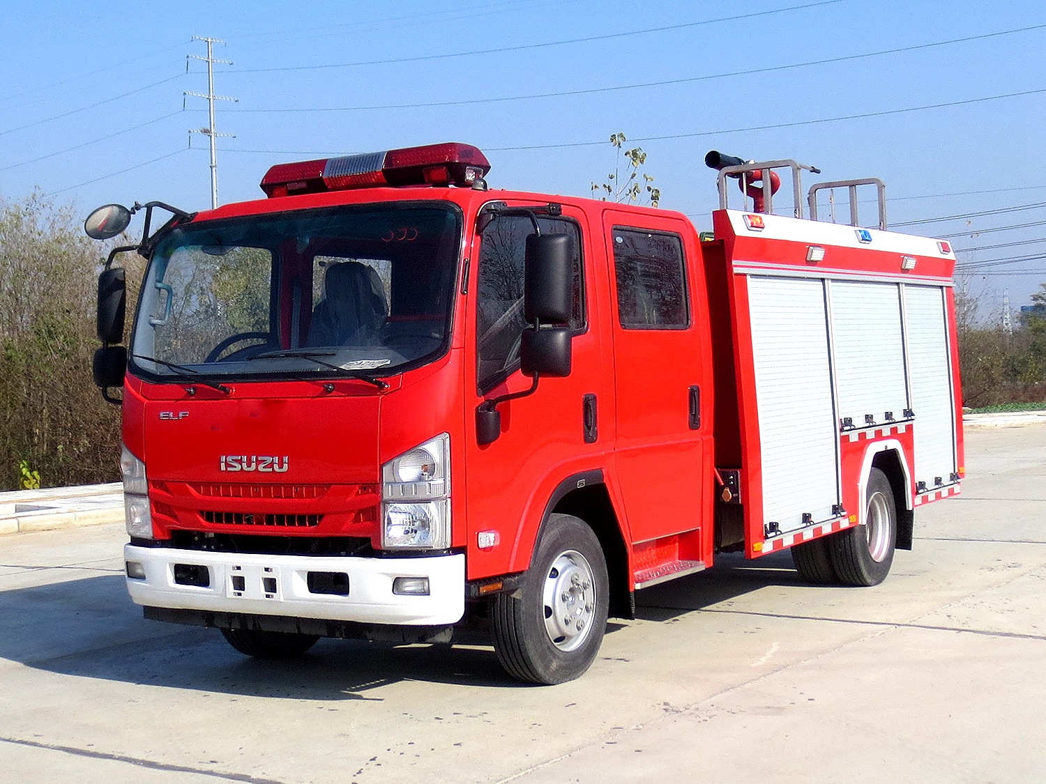 國六慶鈴700P3.5立方泡沫消防車